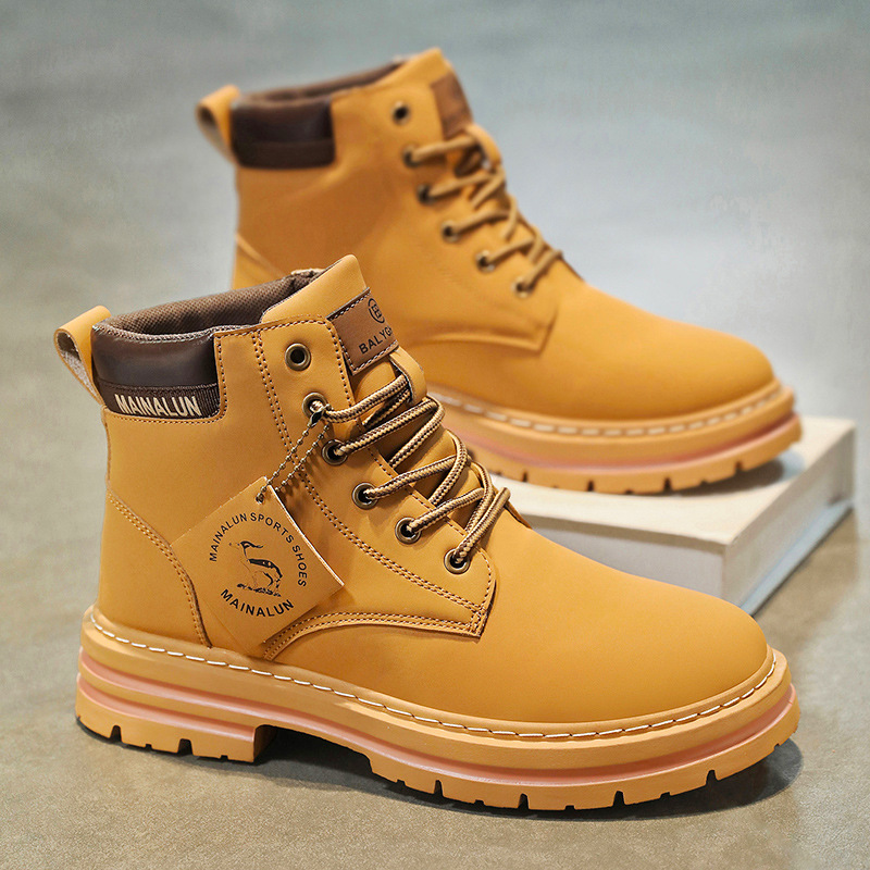Men'S Fashion Footwear - Classic Men High Top Boots High