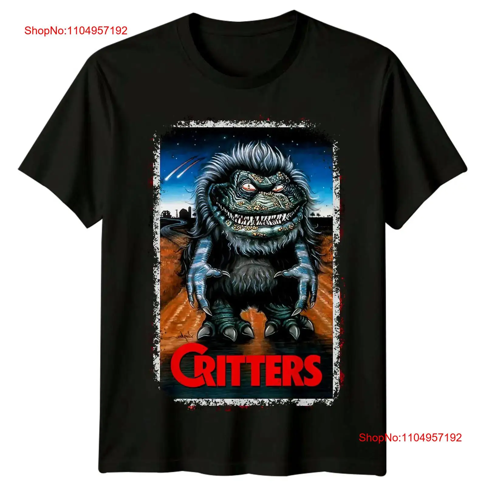 Poster Men Fashion - Critters 1986 Movie Poster Inspired T