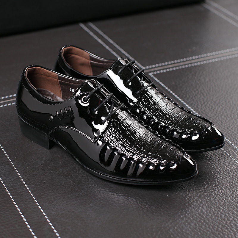 Oxford Shoes Brogue - Bộ Đồ Nam Giày Da Cột