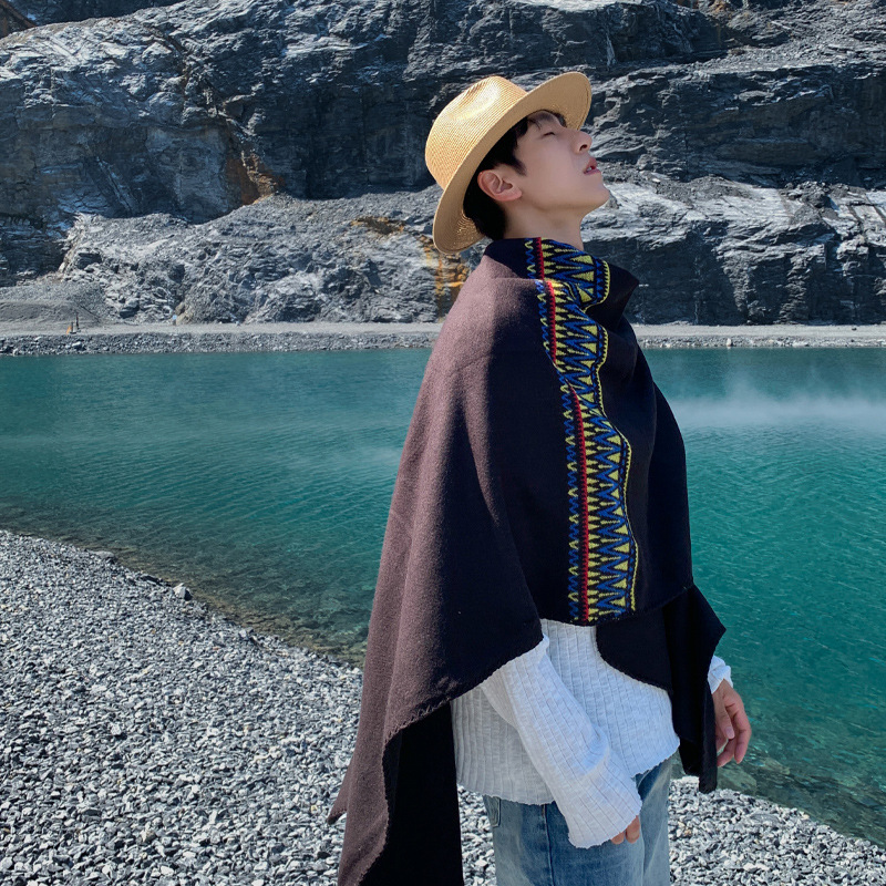 Men's Cape Desert Travel Ethni - đánh giá và giá Mens Fashion Poncho