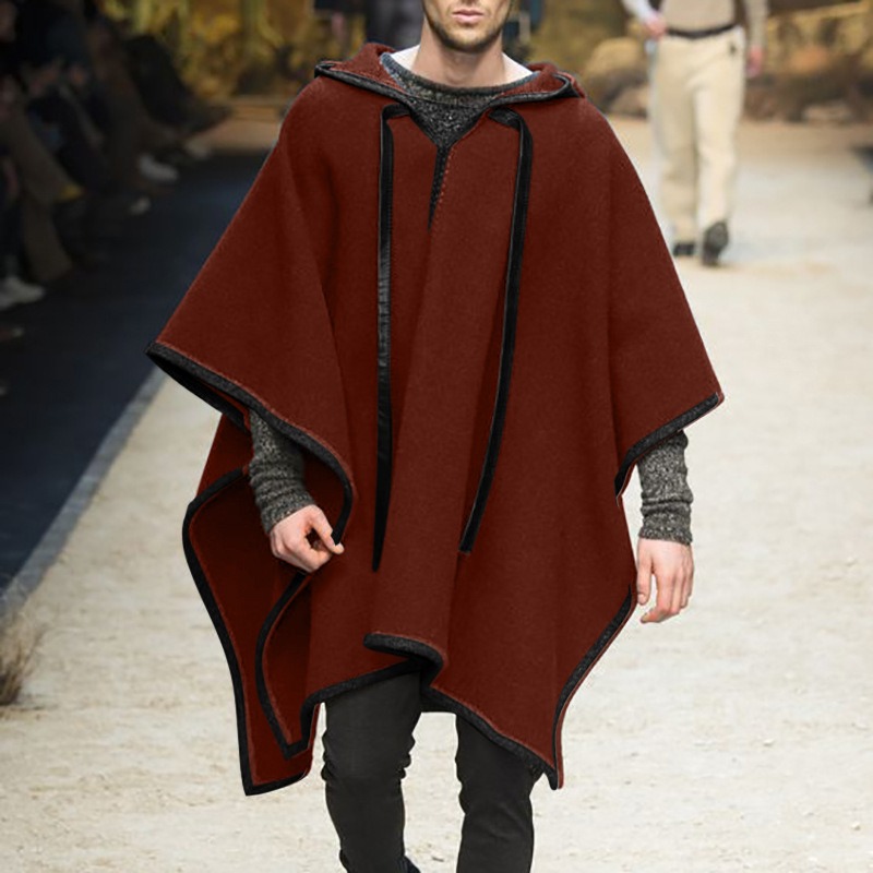 Fashion Men's Irregular Cool C - đánh giá và giá Mens Fashion Poncho