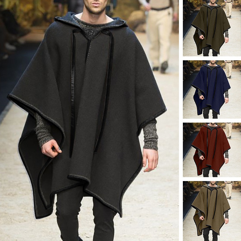 Fashion Men's Irregular Cool C - đánh giá và giá Mens Fashion Poncho