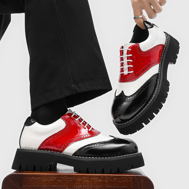 men's fashion hip hop rock pla - đánh giá và giá Oxford Shoes Brogue