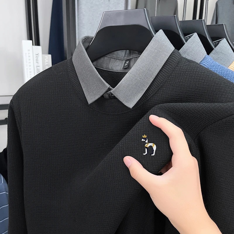 Luxury brand men's long sleeve - đánh giá và giá Mens Fashion Mullet