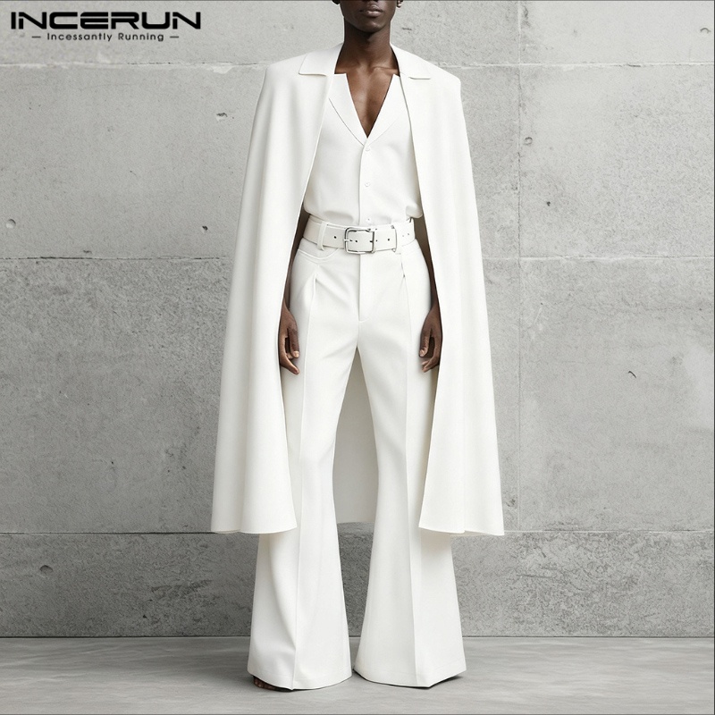 INCERUN Men Sets Solid Color L - đánh giá và giá Men'S Spring Fashion