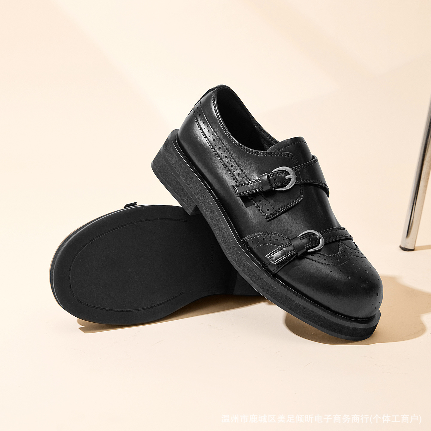 Retro Brogue Double Strap Shoe - đánh giá và giá Oxford Shoes Brogue