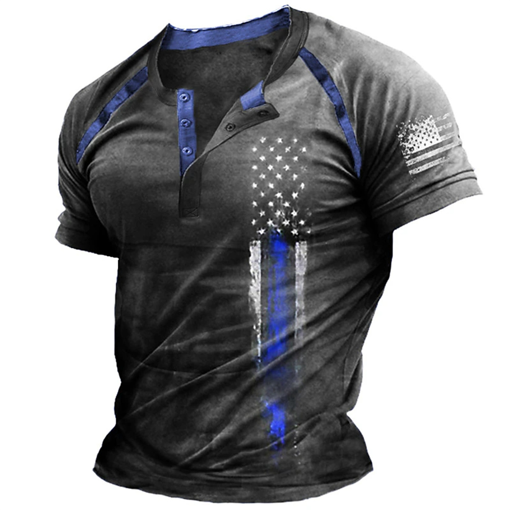 Funny 3D American Flag Print M - đánh giá và giá Men'S Fashion Rules