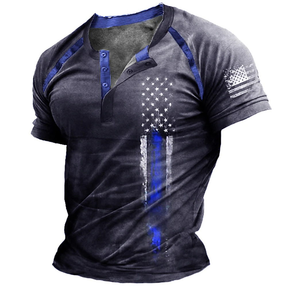 Funny 3D American Flag Print M - đánh giá và giá Men'S Fashion Rules