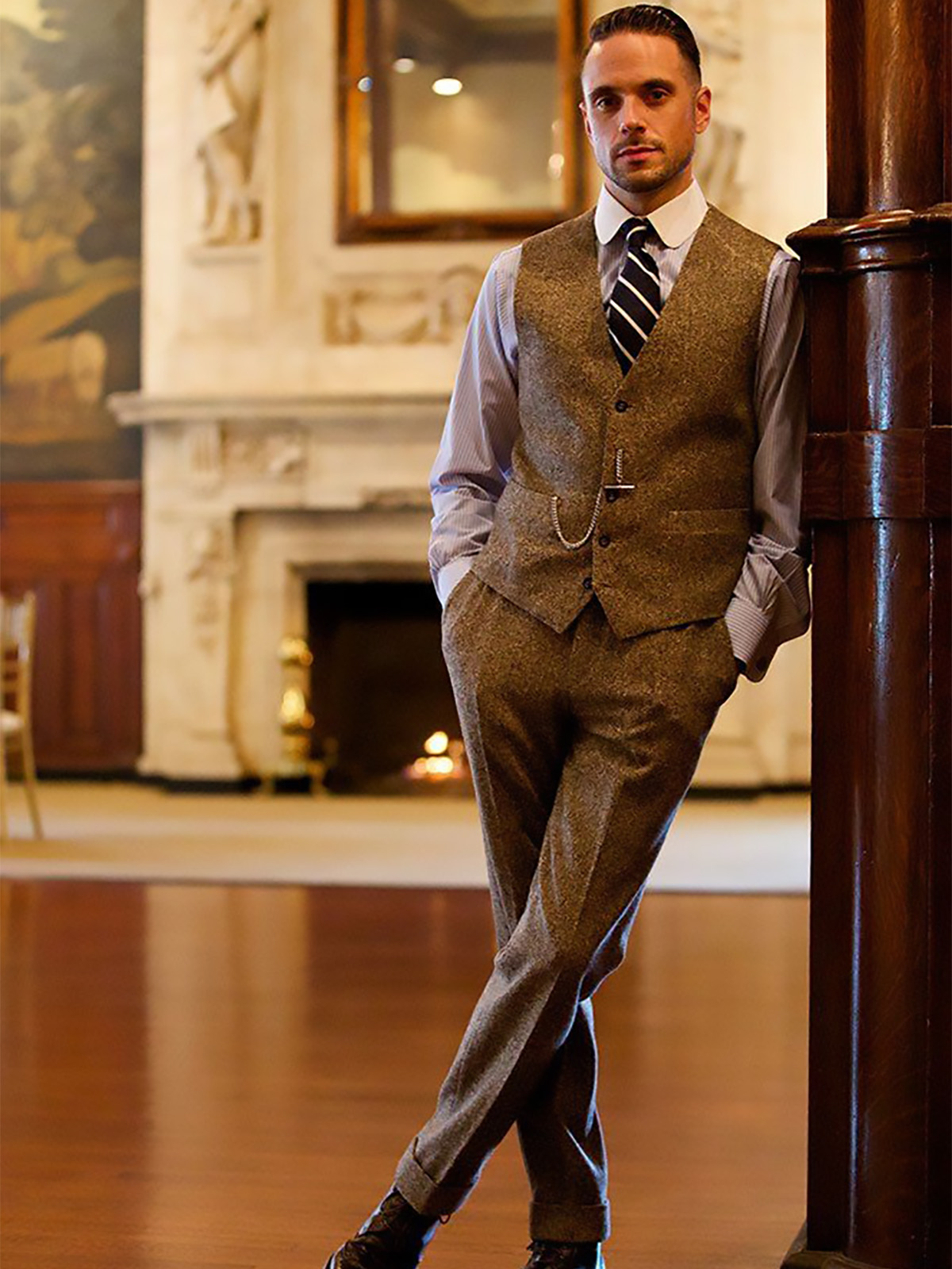 ANNIEBRITNEY Tweed Suits for M - đánh giá và giá Mens Fashion Trajes