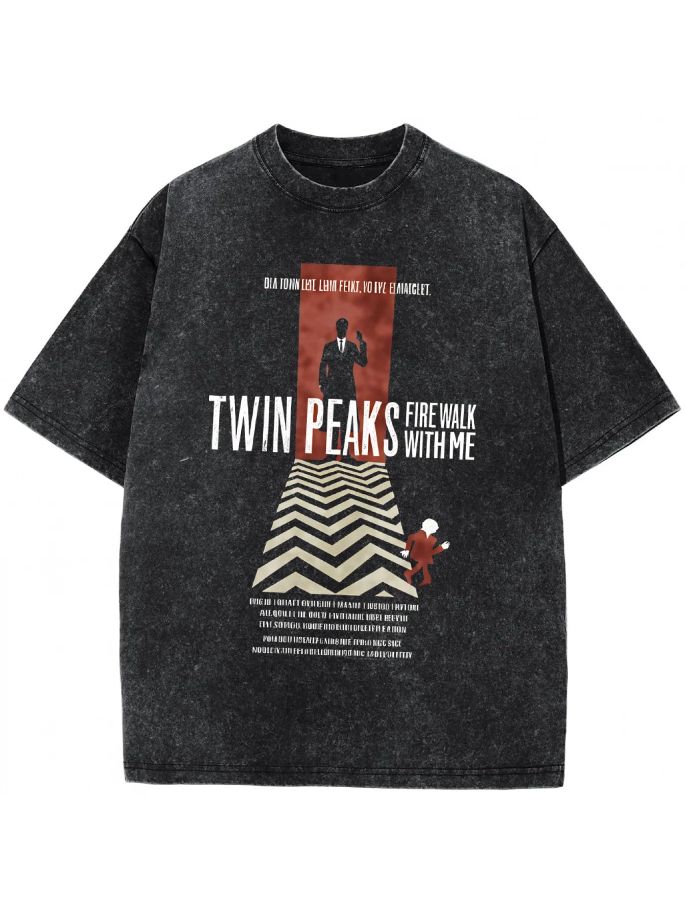 Twin Peaks TV Show Washed Over - đánh giá và giá Poster Men Fashion