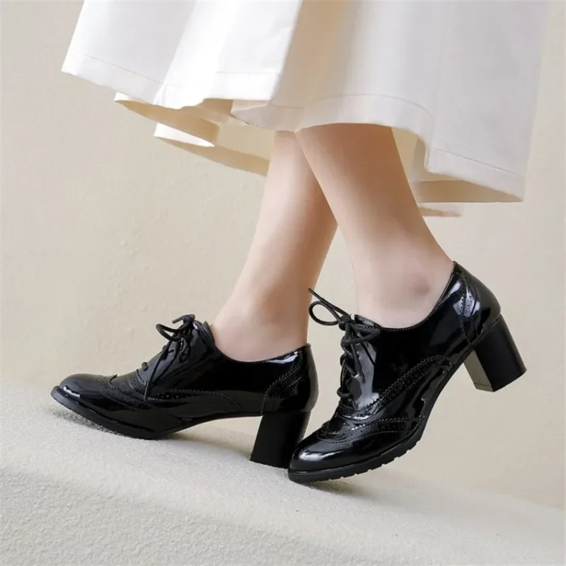 British Women's Oxfords Blue R - đánh giá và giá Oxford Shoes Brogue