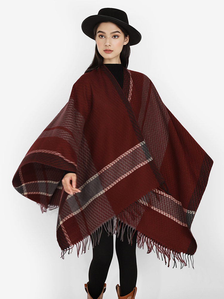 Winter Women Men Scarf Layers  - đánh giá và giá Mens Fashion Poncho