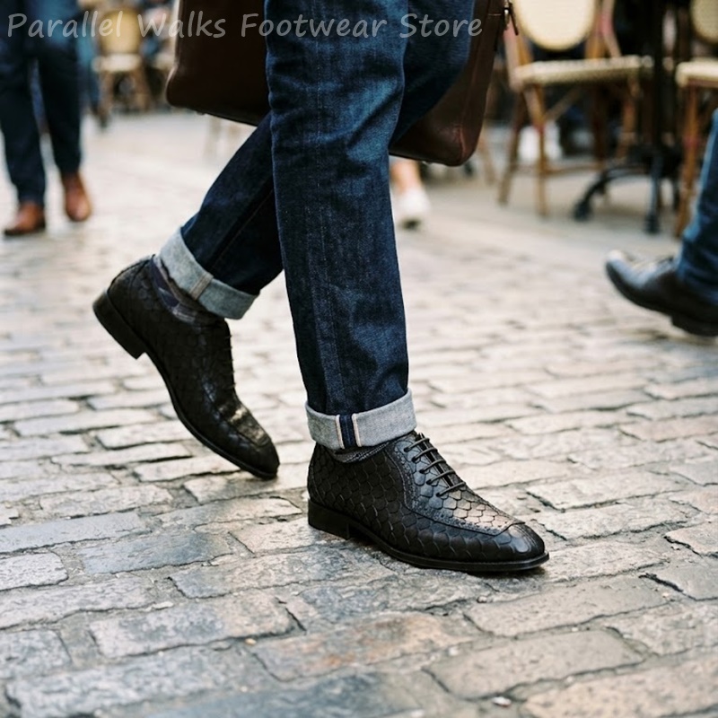 Sartorial Men Oxfords Fish Sca - đánh giá và giá Oxford Shoes Brogue
