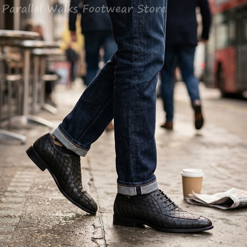 Sartorial Men Oxfords Fish Sca - đánh giá và giá Oxford Shoes Brogue