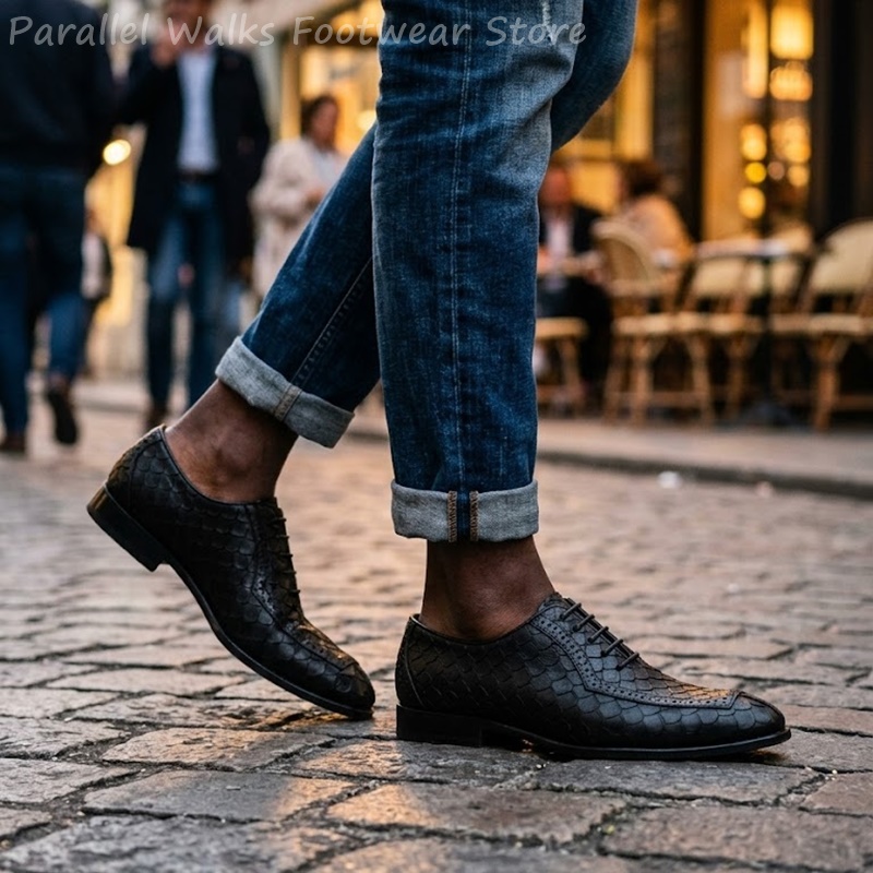 Sartorial Men Oxfords Fish Sca - đánh giá và giá Oxford Shoes Brogue
