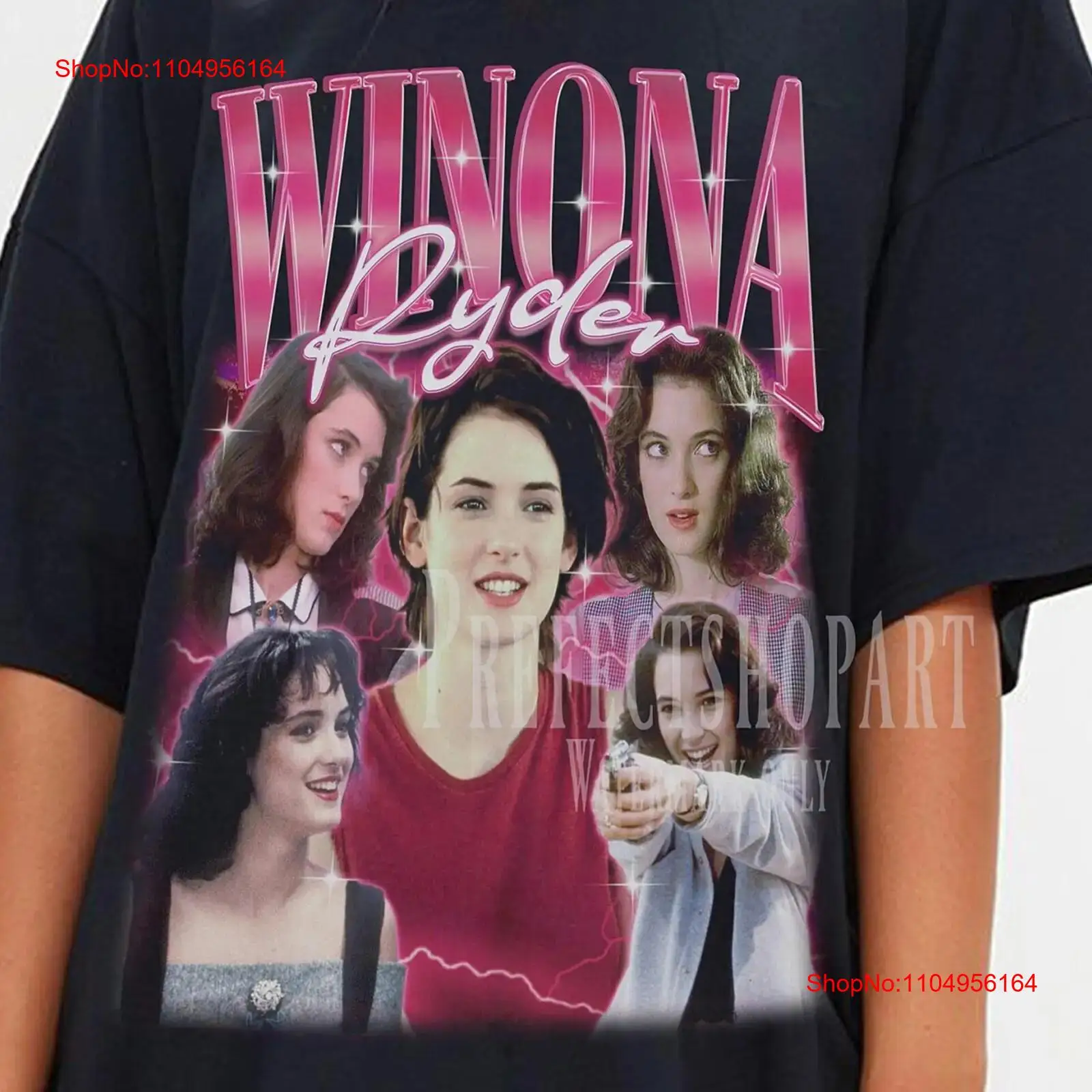 Winona Ryder T Shirt Merch Fan - đánh giá và giá Poster Men Fashion