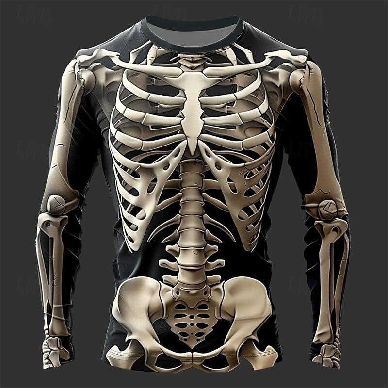 Men's 3D Flame Skull Pattern T - đánh giá và giá Men'S Spring Fashion