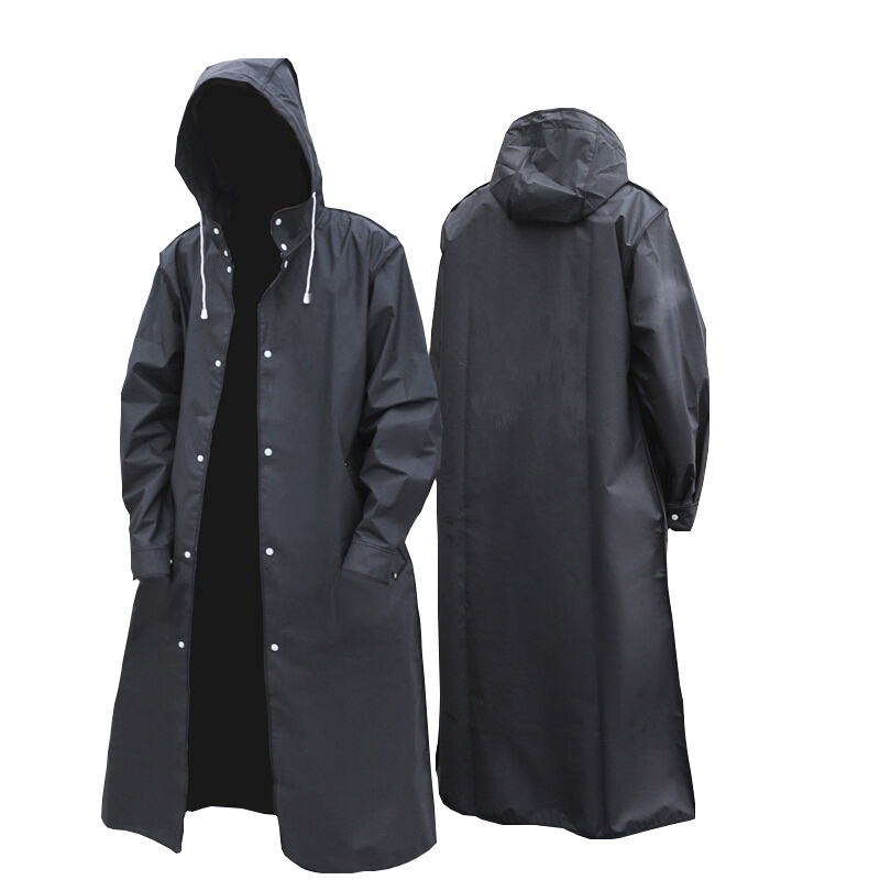 Black Fashion Adult Waterproof - đánh giá và giá Mens Fashion Poncho