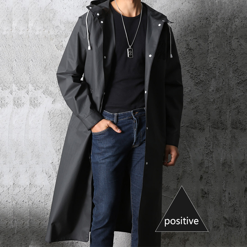 Black Fashion Adult Waterproof - đánh giá và giá Mens Fashion Poncho
