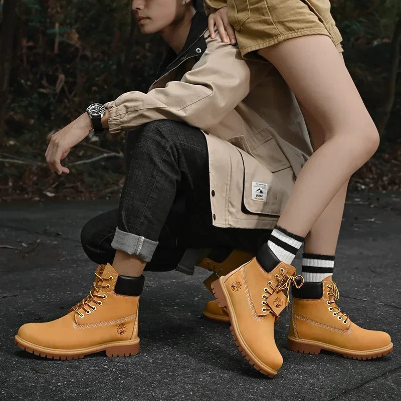 Boots Men High Top Boots High  - đánh giá và giá Men'S Fashion Footwear