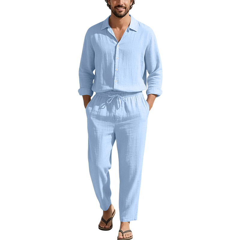 Spring Summer Linen Casual Set - đánh giá và giá Men'S Spring Fashion