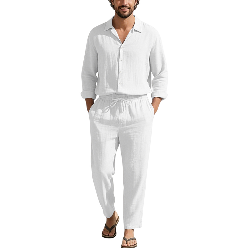 Spring Summer Linen Casual Set - đánh giá và giá Men'S Spring Fashion
